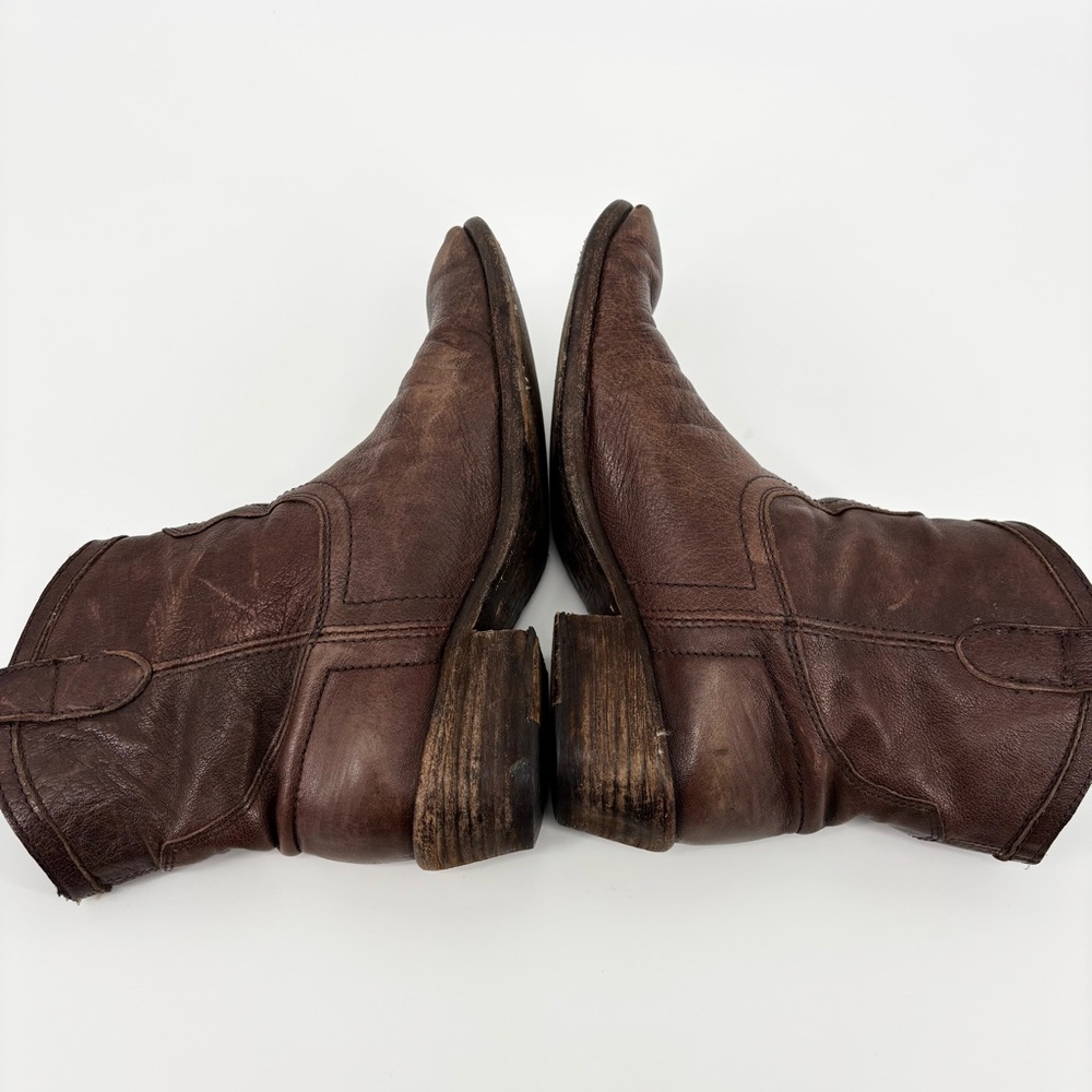 Frye Carson Shortie Boots Size 8 Brown - Picture 6 of 10